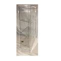 1 High Gloss Clear Acrylic Display Case with 3 tilted shelves. DB093-CAB4T